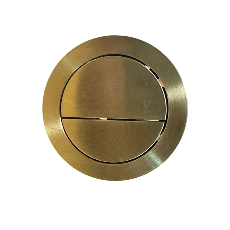 BelBagno Brushed Brass Flush Button – for Toilet Suites