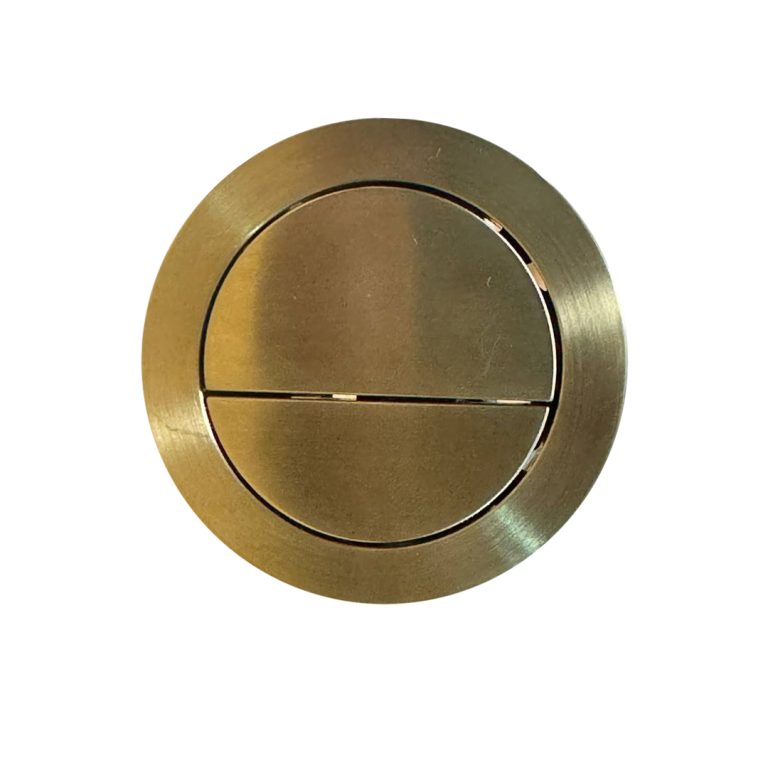 BelBagno Brushed Brass Flush Button – for Toilet Suites