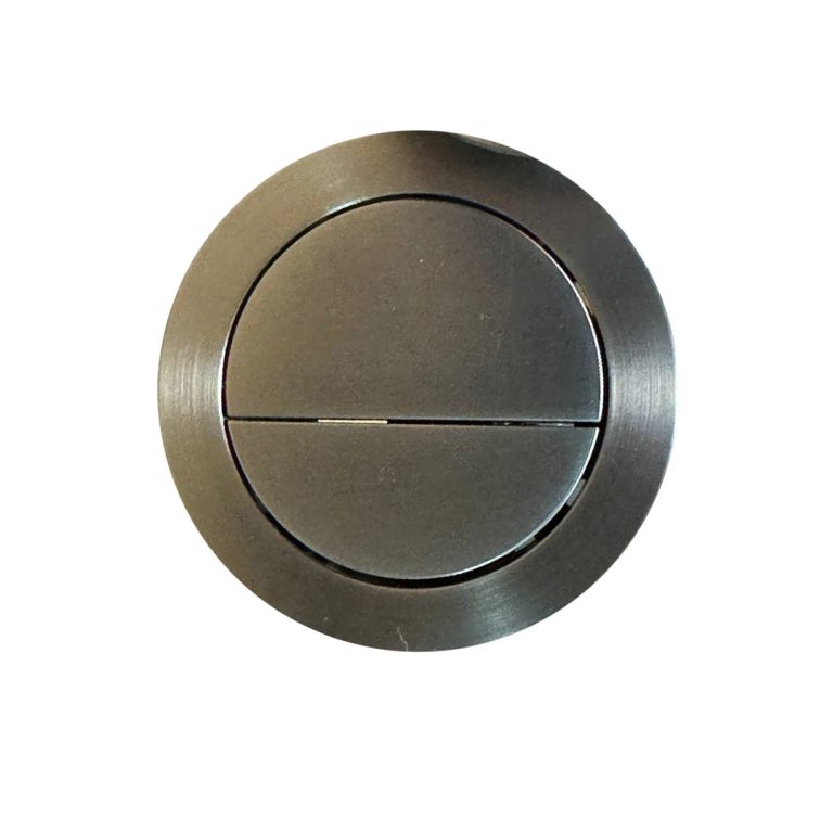 BelBagno Brushed Gunmetal Flush Button – for Toilet Suites