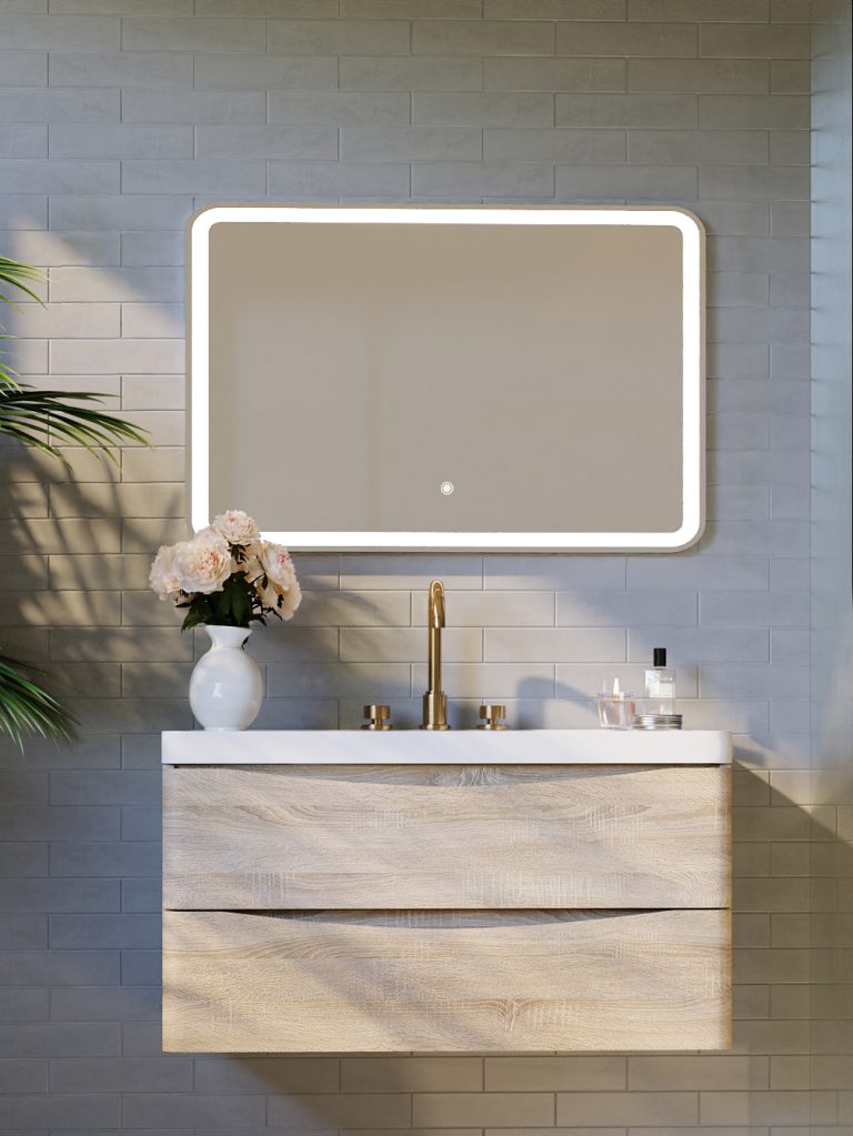 Belbagno Rectangular LED Bathroom Wall Mirror