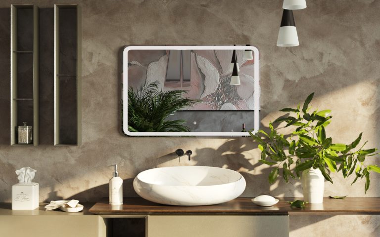 Belbagno Rectangular LED Bathroom Wall Mirror