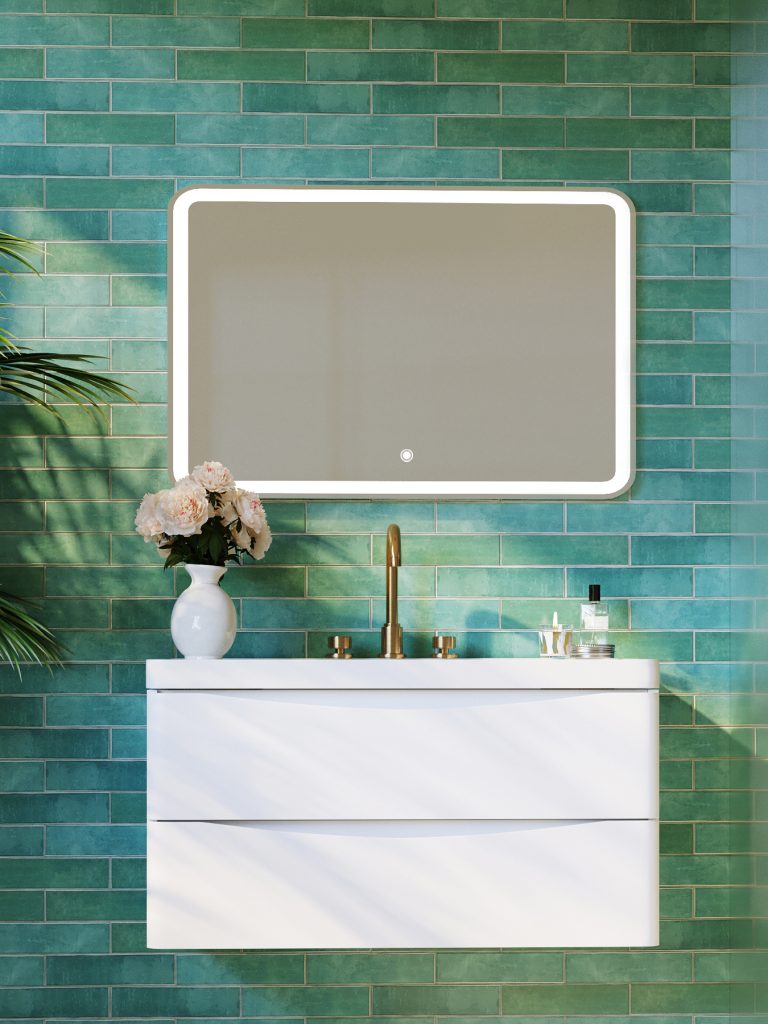 Belbagno Rectangular LED Bathroom Wall Mirror