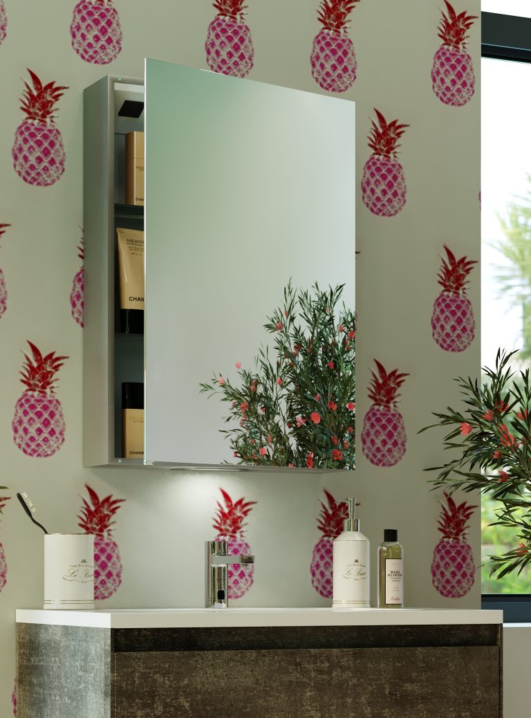 Belbagno Smart LED 1 door shaving cabinet