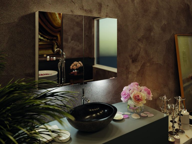 Belbagno Smart LED 2 doors shaving cabinet