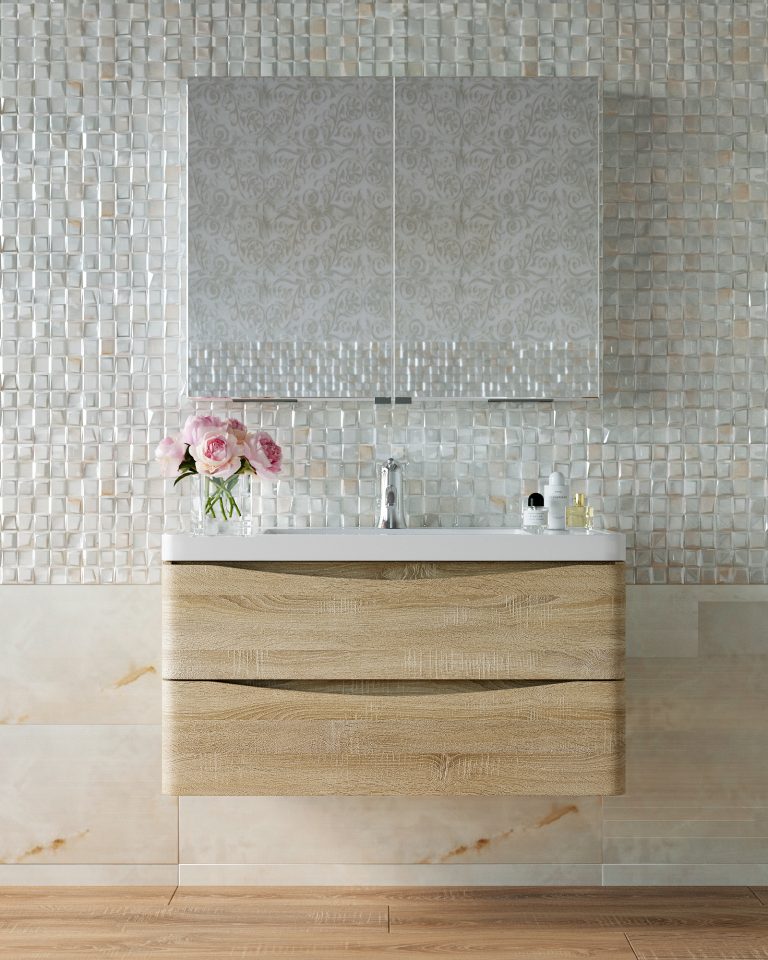 Belbagno Smart LED 2 doors shaving cabinet