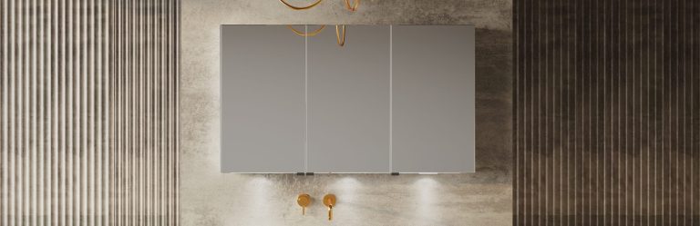 Belbagno Smart LED 3 doors shaving cabinet