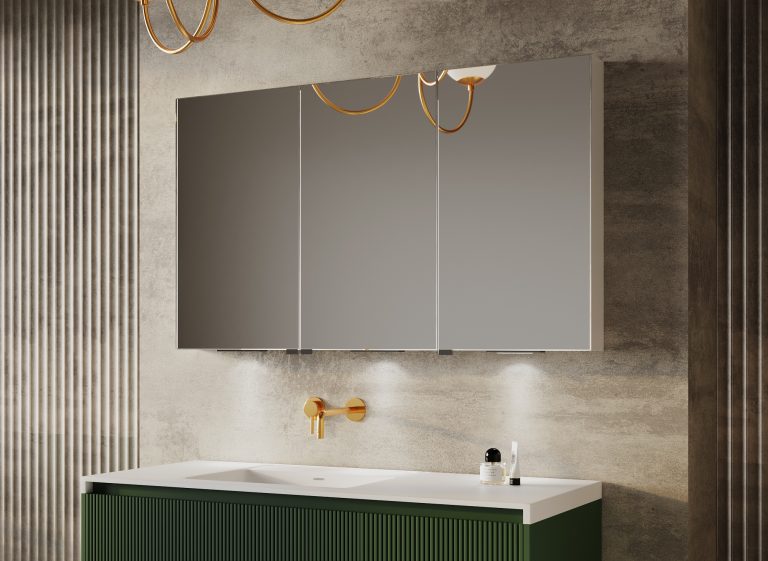 Belbagno Smart LED 3 doors shaving cabinet