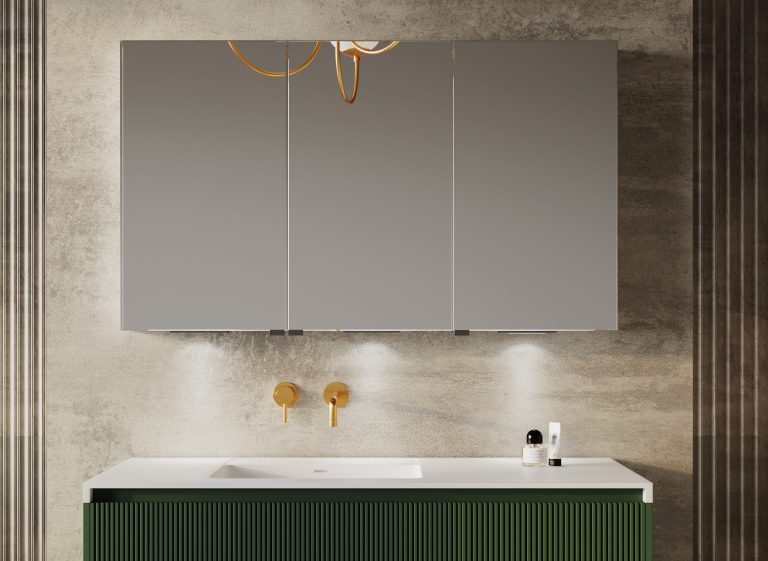 Belbagno Smart LED 3 doors shaving cabinet