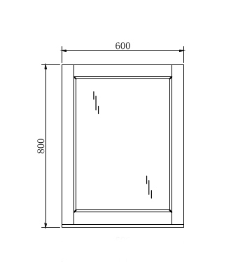 Manhattan Rectangular Wall Mirror
