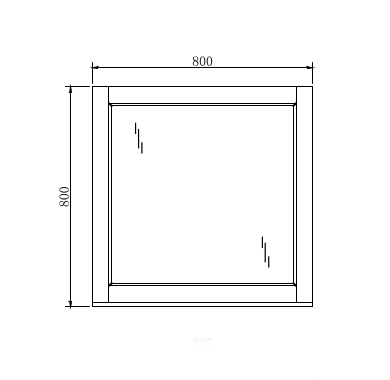 Manhattan Square Wall Mirror