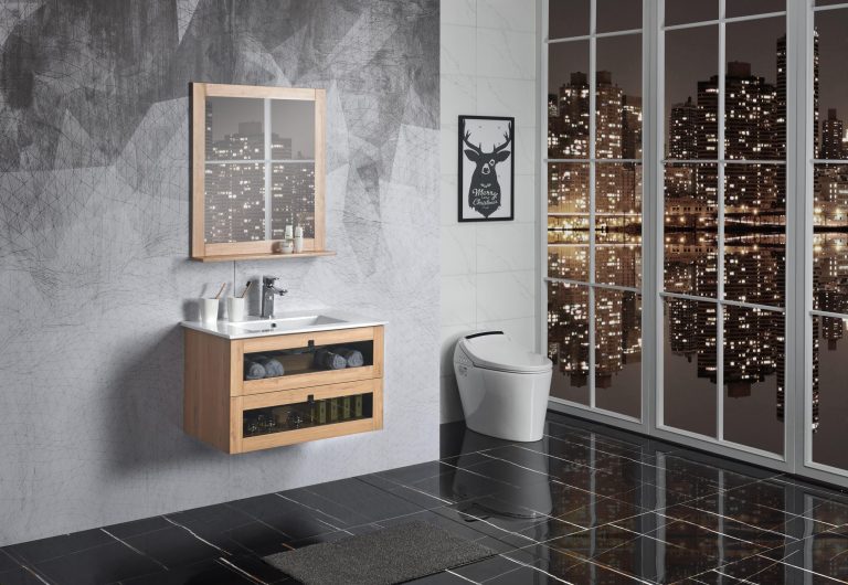 Manhattan wall hung bathroom vanity