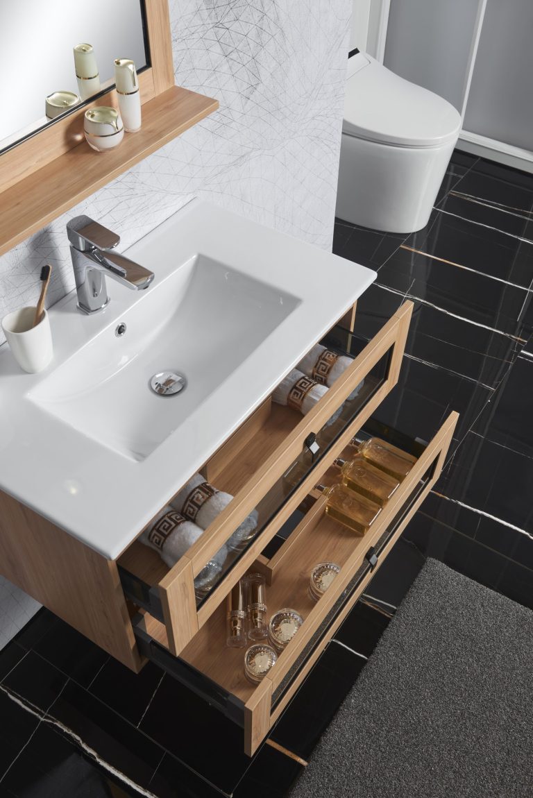 Manhattan wall hung bathroom vanity
