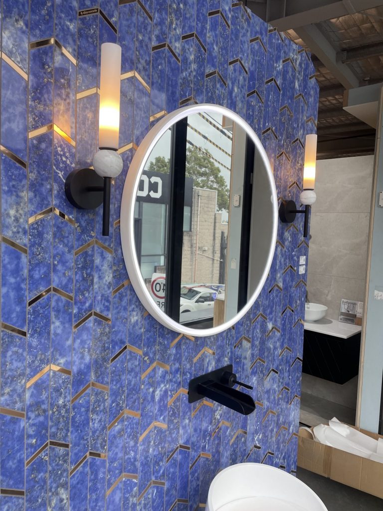 Marmo Round LED Bathroom Wall Mirror