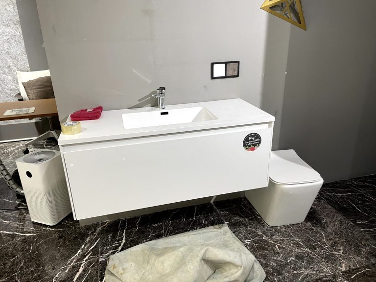 Prado wall hung bathroom vanity 750mm Maple Oak