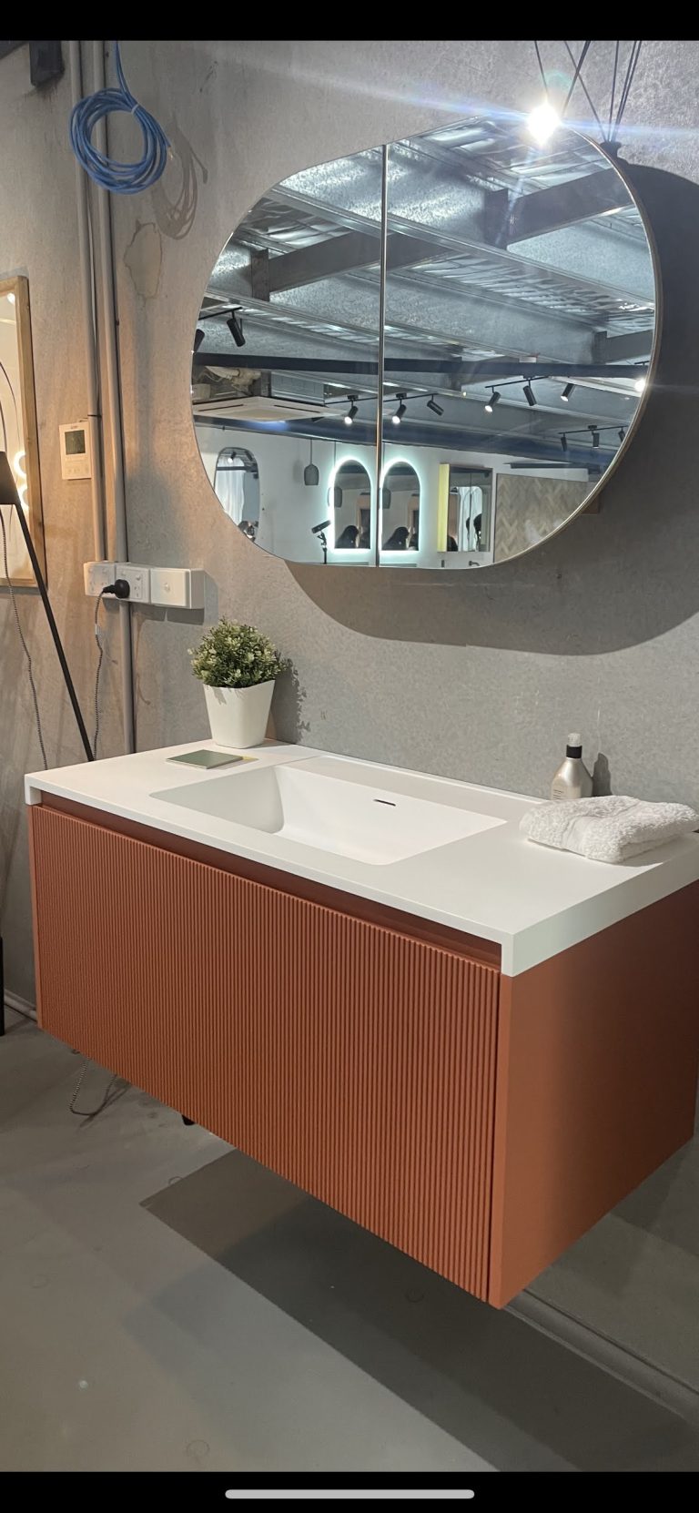 Rimini side cabinet 1200mm Potter’s Clay