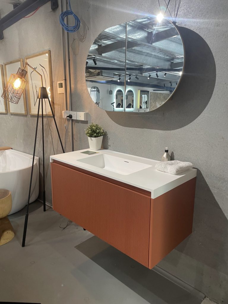 Rimini side cabinet 1200mm Potter’s Clay