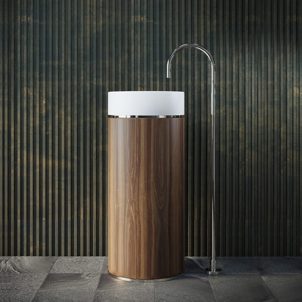 Tesoro Pedestal Basin Chrome