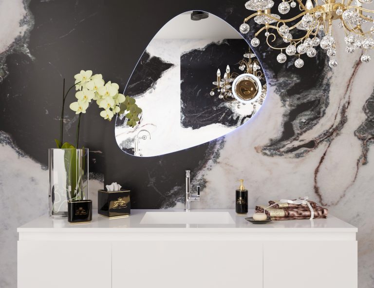 Triangolo LED Bathroom Wall Mirror