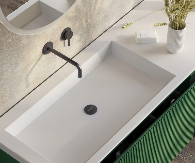 Waste finish for acrylic bathtubs/ all basins