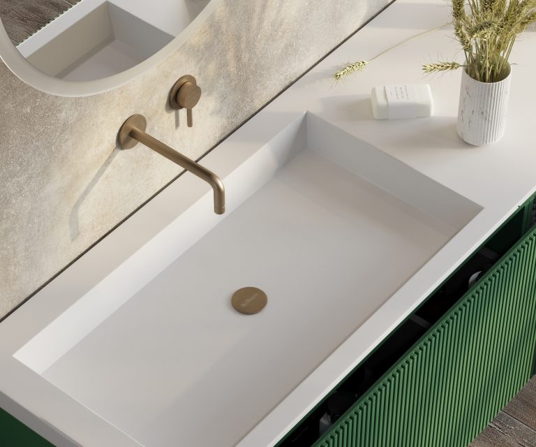 Waste finish for acrylic bathtubs/ all basins